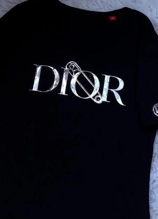 Футболка с логотипом,dior,3 фото