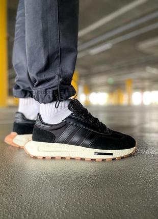 Кросівки жіночі / чоловічі чорні adidas color retropy e5
