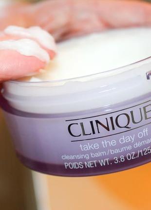 Clinique take the day off cleansing balm makeup remover бальзам для удаления макияжа2 фото