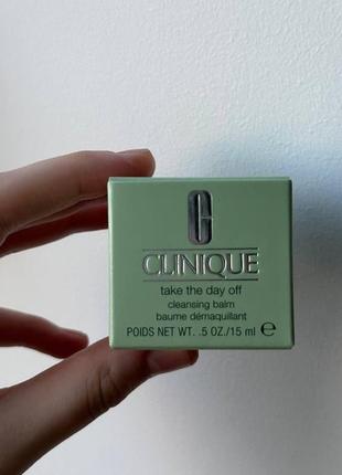 Clinique take the day off cleansing balm makeup remover бальзам для удаления макияжа4 фото