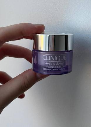 Clinique take the day off cleansing balm makeup remover бальзам для удаления макияжа7 фото