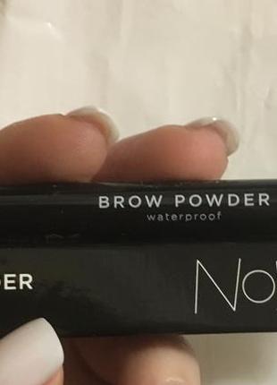 Водостійкий олівець-тіні для брів "brow powder waterproof" 01, 0.8 м2 фото