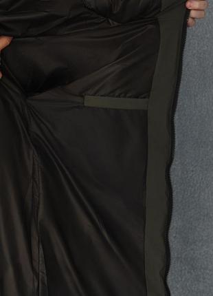 Зимний удлиненный пуховик, куртка с капюшоном. водоотталкивающая плащевка, синтепух s-xl6 фото