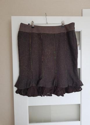 Стильная эксклюзивная юбка с шерстью st-martins
