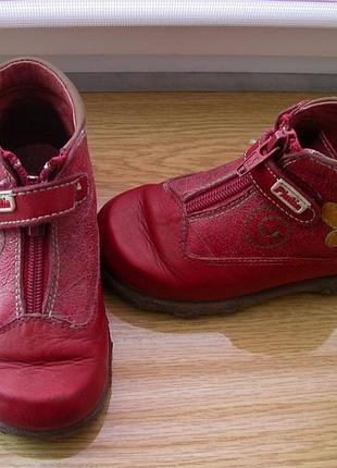 Отличные демисезонные ботиночки на девочку. стелька 15,5см.