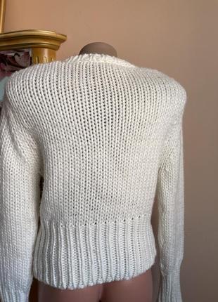 Кофта свитер крупной вязки3 фото