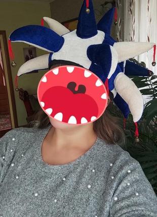 Шапка шута, клоуна, маскарадная шапка
