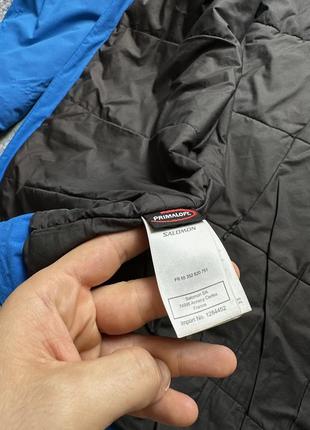 Мужская горнолыжная куртка/ пуховик salomon primaloft ski jacket9 фото
