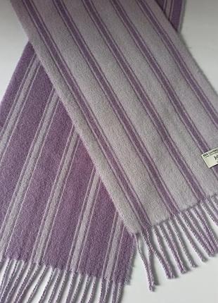 Мягчайший кашемировый шарф johnstons шотландия