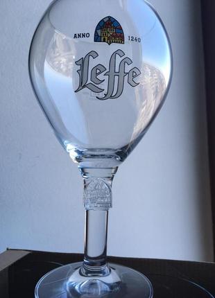 Пивные бокалы лёфф  (0.33 l). 2 шт ( фужеры для пива leffe)3 фото