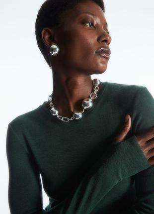 Лонгслив из мериносовой шерсти cos 0989043001