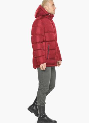 Червона чоловіча зимова куртка з кишенями модель 51999 50 (l)3 фото