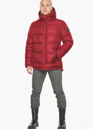 Червона чоловіча зимова куртка з кишенями модель 51999 50 (l)2 фото