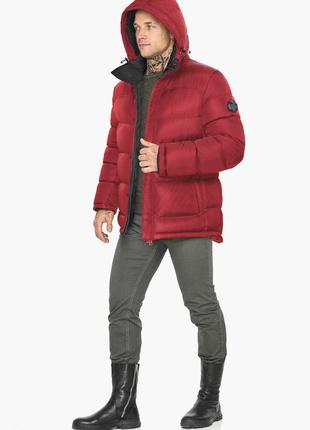 Червона чоловіча зимова куртка з кишенями модель 51999 50 (l)5 фото