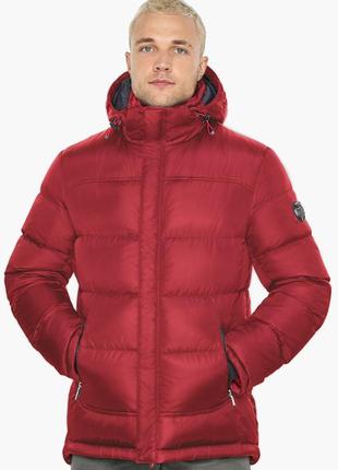 Червона чоловіча зимова куртка з кишенями модель 51999 50 (l)6 фото