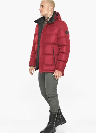 Червона чоловіча зимова куртка з кишенями модель 51999 50 (l)8 фото