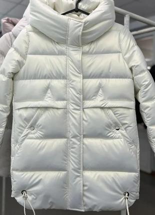 Зимняя удлиненная куртка пуховик5 фото