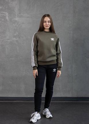 Костюм adidas зима: свитшот-брюки 2 пары носка в подарок ❄️1 фото