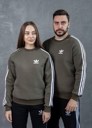 Костюм adidas зима: світшот-штани 2 пари шкарпетки у подарунок ❄️2 фото