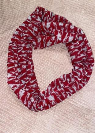 Жіночий шарф хомут, об’ємний, яскравого кольору1 фото