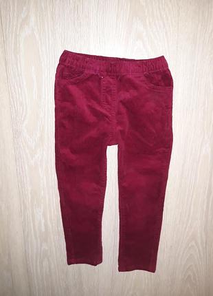 Вельветові джинси джеггінси matalan на 4 роки