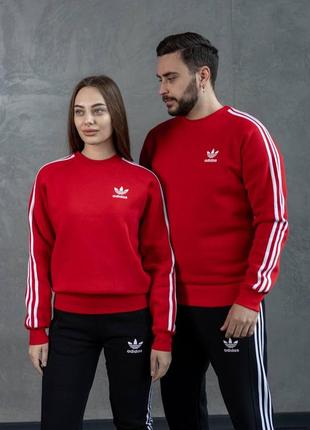 Костюм adidas зима: світшот-штани 2 пари шкарпетки у подарунок ❄️4 фото