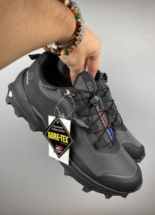 Мужские кроссовки salomon speedcross black gore-tex4 фото