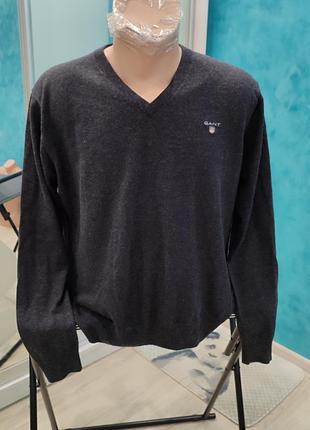 Светр gant, шерсть, котон