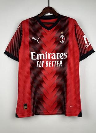 Футболка мілан home футбольна форма milan puma пума великі розміри big size 3xl 4 xl