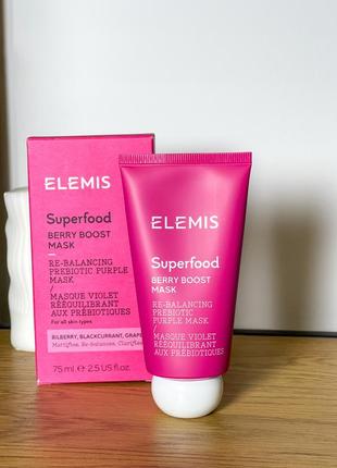 Ягодная маска-бустер elemis superfood berry boost mask