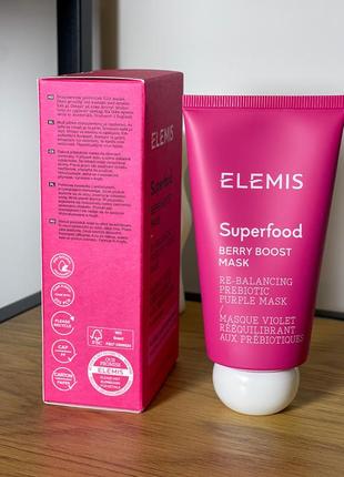 Ягодная маска-бустер elemis superfood berry boost mask7 фото