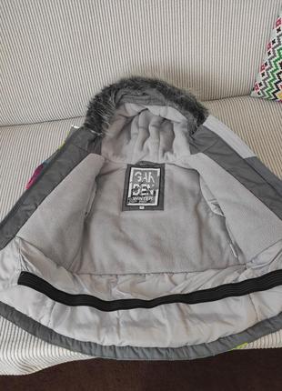 Комбинезон зимний ( куртка и полу комбинезон) 86 размера6 фото