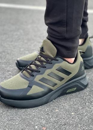 Зимние кроссовки adidas хаки