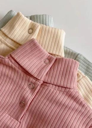 Гольф боді в рубчик гольфик дитячий