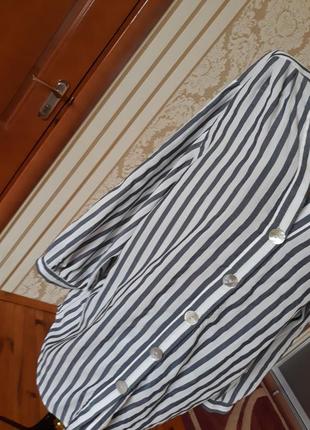 Стильная блузка туника в принт4 фото