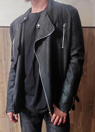 Куртка мужская косуха river island biker jacket