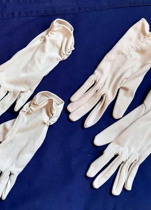 Перчатки bri-nylon англия светло-бежевые размер 7,53 фото