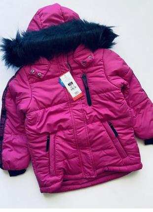 Зимняя теплая куртка лыжная куртка 92 98 см 2 3 года