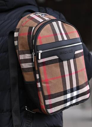 Городской рюкзак burberry мужской рюкзак барбери рюкзак ручной клади брендовая сумка на плече брендовый рюкзак5 фото