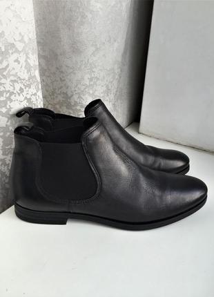 Кожаные ботинки челси 41-42 размер, натуральная кожа zanon & zago черевики