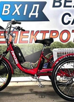 Триколісний електровелосипед 24"  liman  500w 10.4 ah 48 v