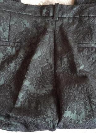 Жіночі розкішні брюки сигари з жакардової тканини4 фото