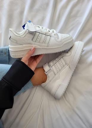 Кроссовки adidas forum low white