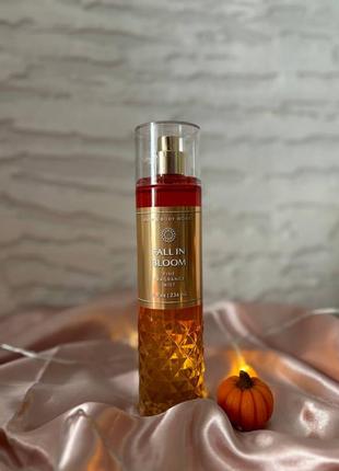 Парфумований спрей для тіла та волосся bath and body works fallin bloom оригінал.