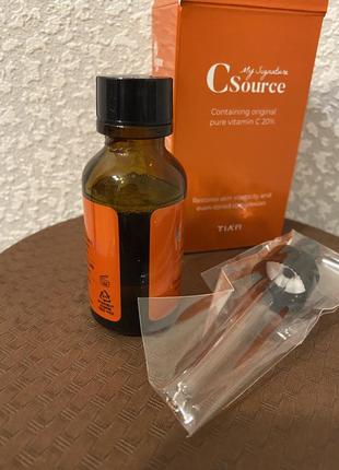 Сыворотка с витамином с 20% my signature c-source original pure vitamin c20 serum4 фото