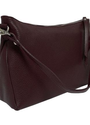Сумка жіноча шкіряна tony perotti italy borsa ca01a-18bo bordeaux бордовий