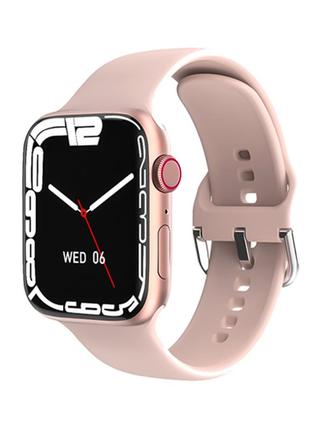 Универсальные часы для мужчин и женщин с nfc и wi-fi (поддержка android и ios) смарт-хронометр 8 pro max4 фото