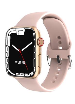 Универсальные часы для мужчин и женщин с nfc и wi-fi (поддержка android и ios) смарт-хронометр 8 pro max5 фото