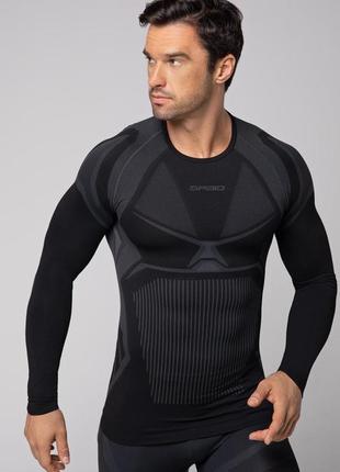 Термокофта чоловіча spaio confidence long sleeve top black grey xxl sp-cnfds1-blkgr-xxl5 фото