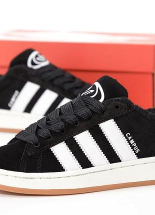 Кроссовки зимние на меху adidas campus winter❄